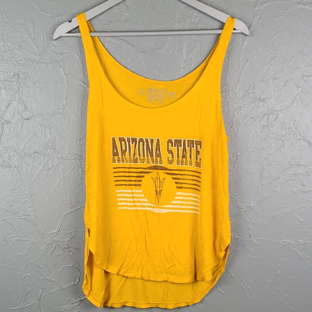 RETRO BRAND Arizona State Graphic Tank Mustard S